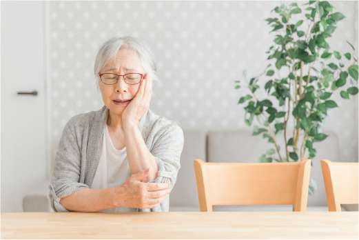 腫れや痛みなど患者様の負担